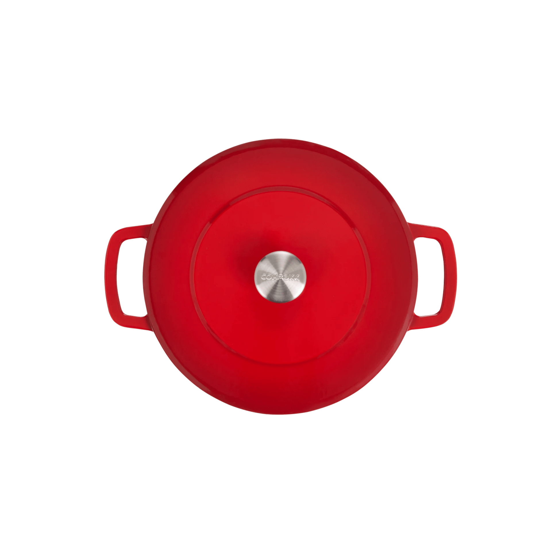 Combekk® Classic Dutch Oven (24cm) – Enameled Recycled Cast Iron, Cherry - Importeco