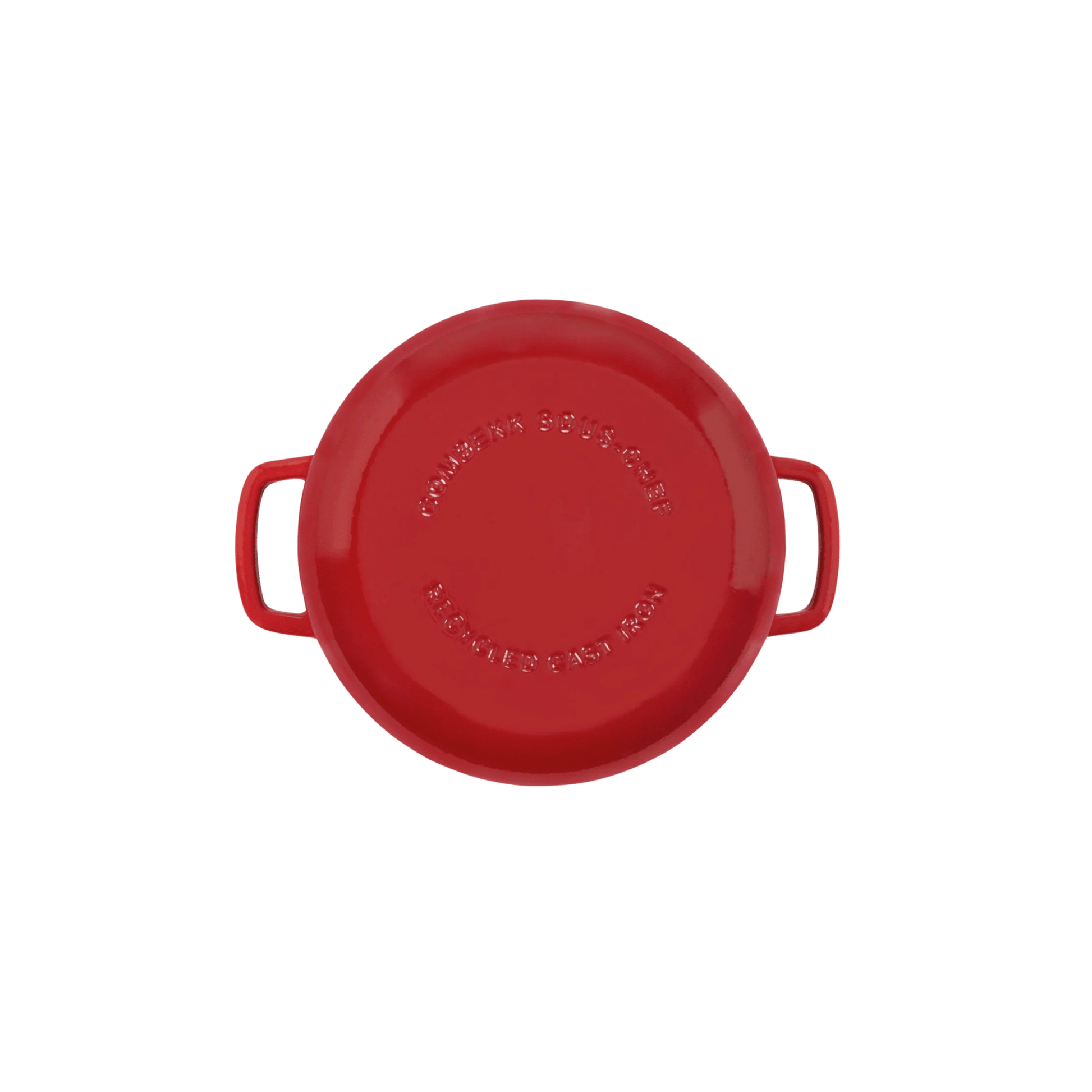 Combekk® Classic Dutch Oven (24cm) – Enameled Recycled Cast Iron, Cherry - Importeco