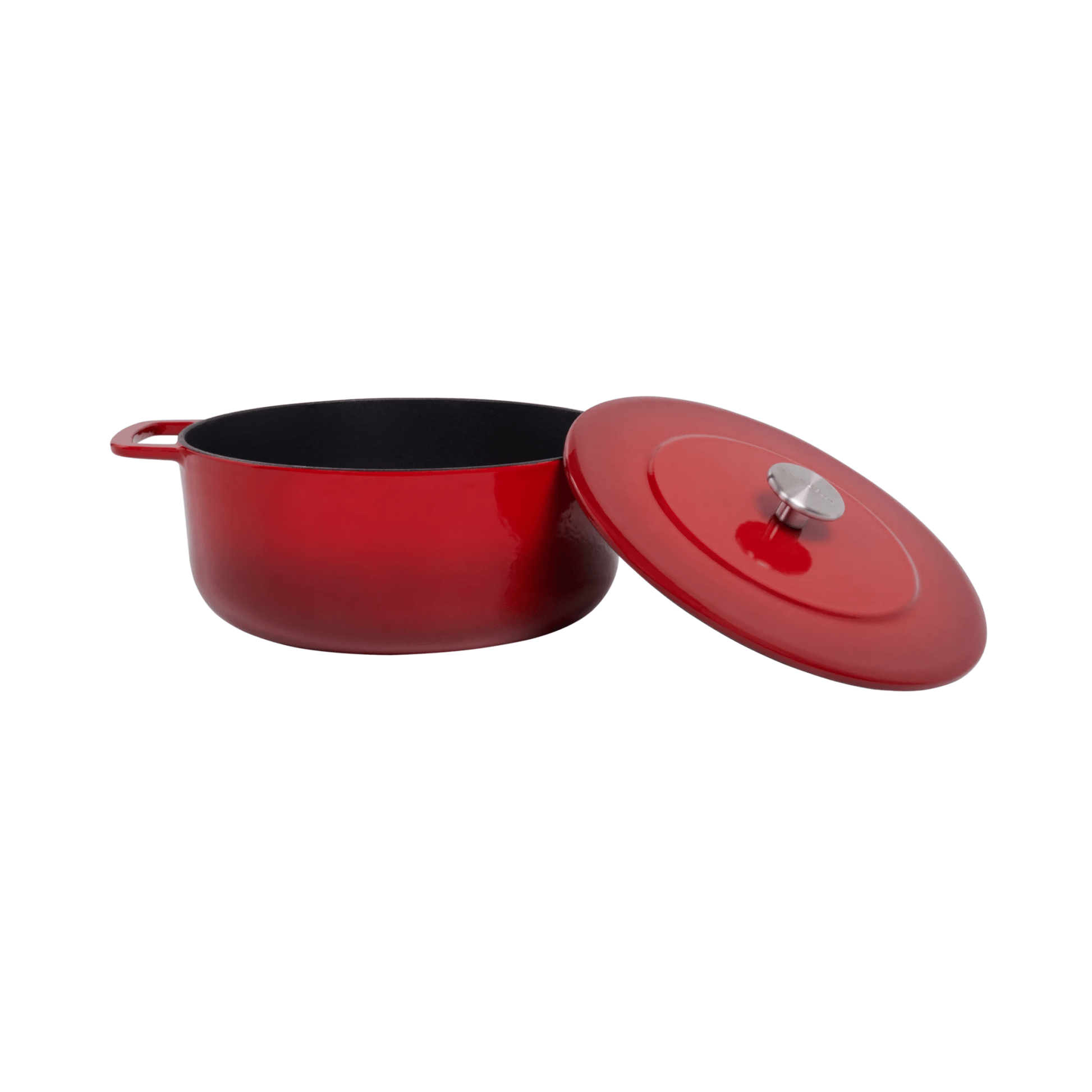 Combekk® Classic Dutch Oven (24cm) – Enameled Recycled Cast Iron, Cherry - Importeco