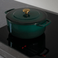 Combekk® Classic Dutch Oven (28cm) – Enameled Recycled Cast Iron, Holly Green - Importeco