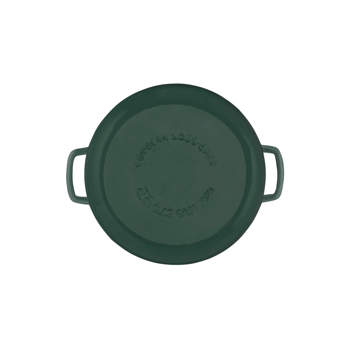 Combekk® Classic Dutch Oven (28cm) – Enameled Recycled Cast Iron, Holly Green - Importeco