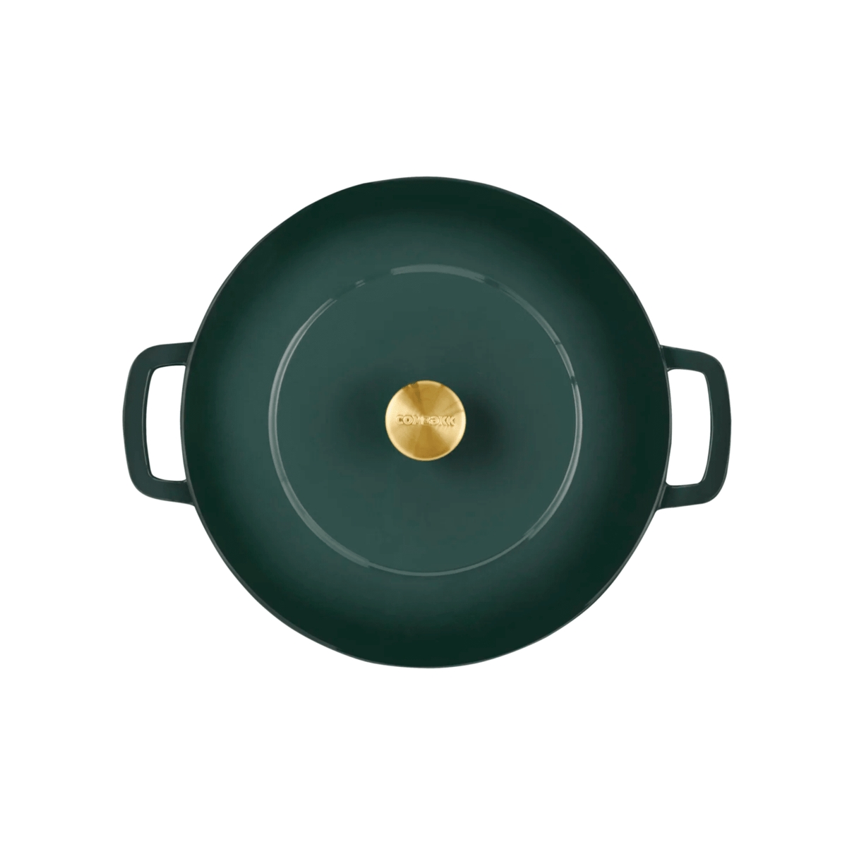 Combekk® Classic Dutch Oven (28cm) – Enameled Recycled Cast Iron, Holly Green - Importeco