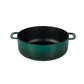 Combekk® Classic Dutch Oven (28cm) – Enameled Recycled Cast Iron, Holly Green - Importeco