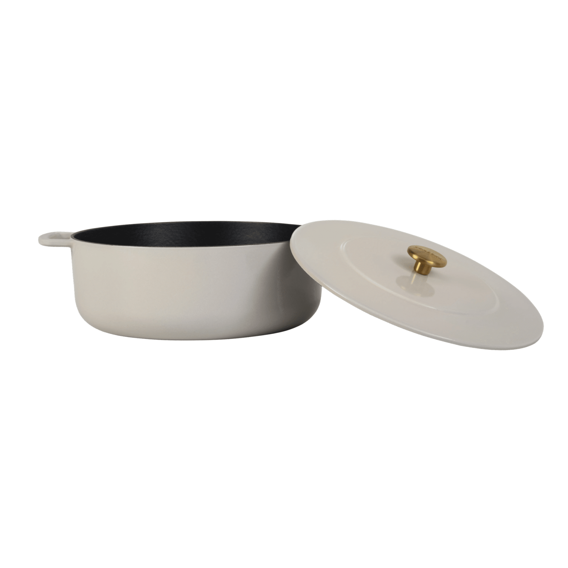 Combekk® Classic Dutch Oven (28cm) – Enameled Recycled Cast Iron, Sand - Importeco
