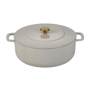 Combekk® Classic Dutch Oven (28cm) – Enameled Recycled Cast Iron, Sand - Importeco