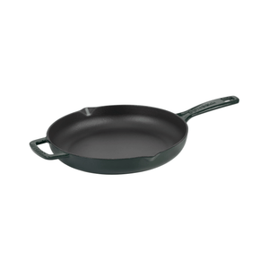 Combekk® Classic Skillet (26cm) – Enameled Recycled Cast Iron, Holly Green - Importeco