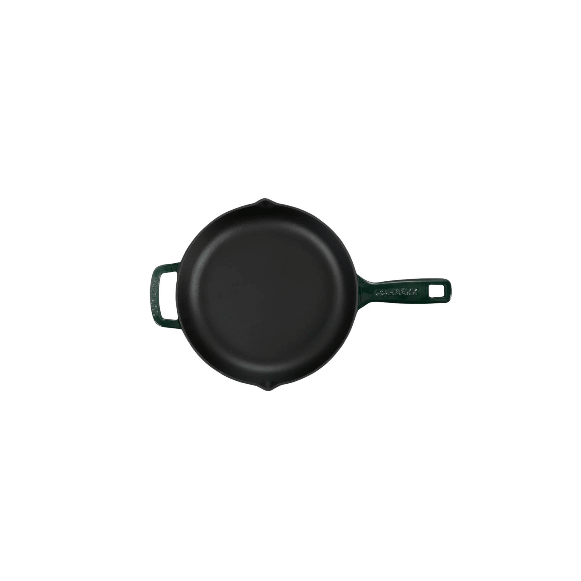 Combekk® Classic Skillet (26cm) – Enameled Recycled Cast Iron, Holly Green - Importeco