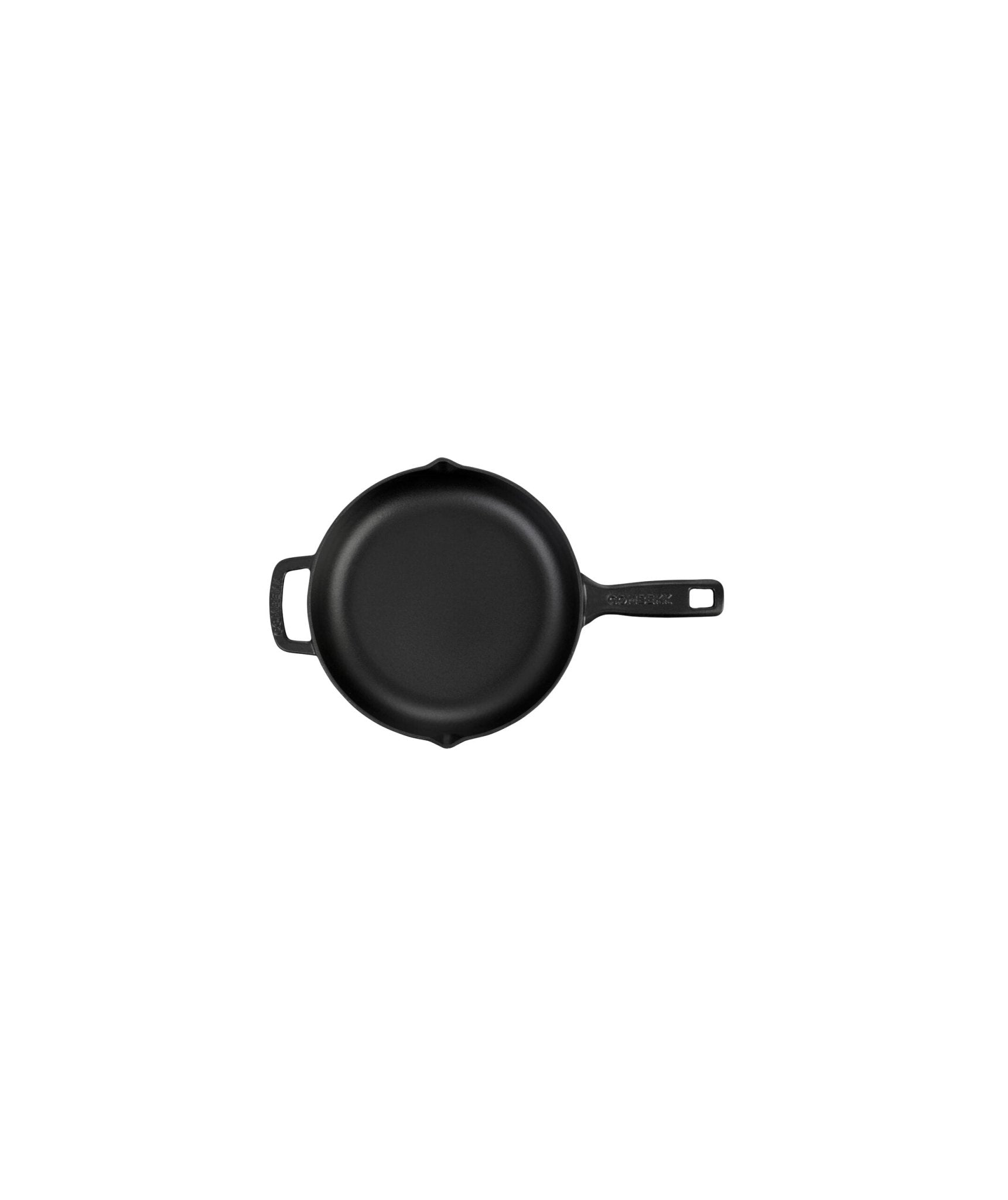 Combekk® Classic Skillet (26cm) – Enameled Recycled Cast Iron, Matt Black - Importeco