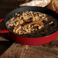 Combekk® Double Handle Skillet (24cm) – Enameled Recycled Cast Iron, Bordeaux - Importeco