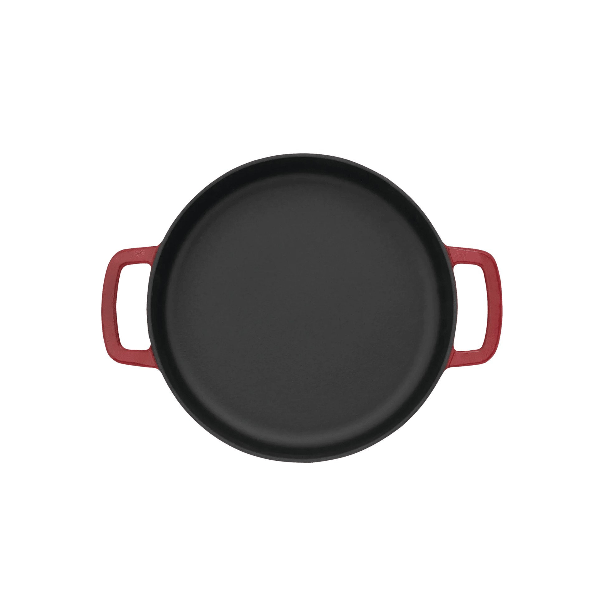 Combekk® Double Handle Skillet (24cm) – Enameled Recycled Cast Iron, Bordeaux - Importeco