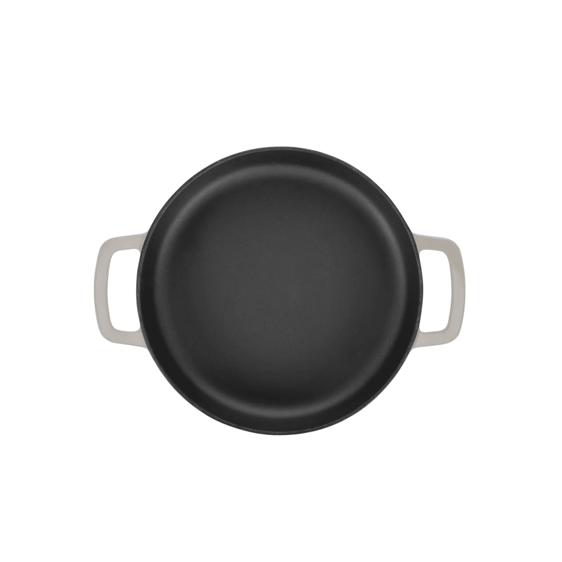 Combekk® Double Handle Skillet (24cm) – Enameled Recycled Cast Iron, Sand - Importeco