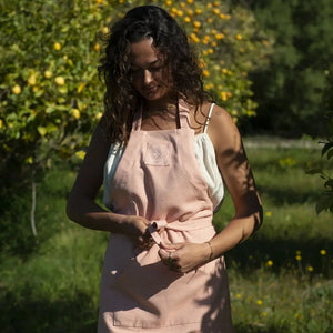 Combekk® Recycled Cotton Apron - Witloft Salmon - Importeco