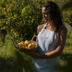 Combekk® Recycled Cotton Apron - Witloft Sky Blue - Importeco