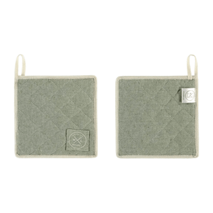 Combekk® Recycled Cotton Potholders - Witloft Pistachio (Set of 2) - Importeco