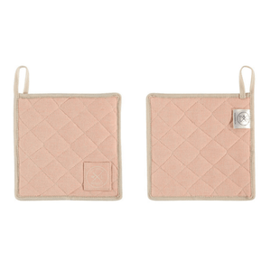 Combekk® Recycled Cotton Potholders - Witloft Salmon (Set of 2) - Importeco