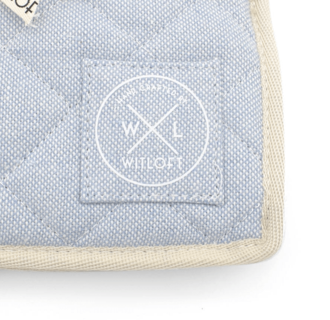 Combekk® Recycled Cotton Potholders - Witloft Sky Blue (Set of 2) - Importeco