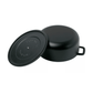 Combekk® Sous-Chef Dutch Oven (24cm) – Enameled Recycled Cast Iron, Black - Importeco