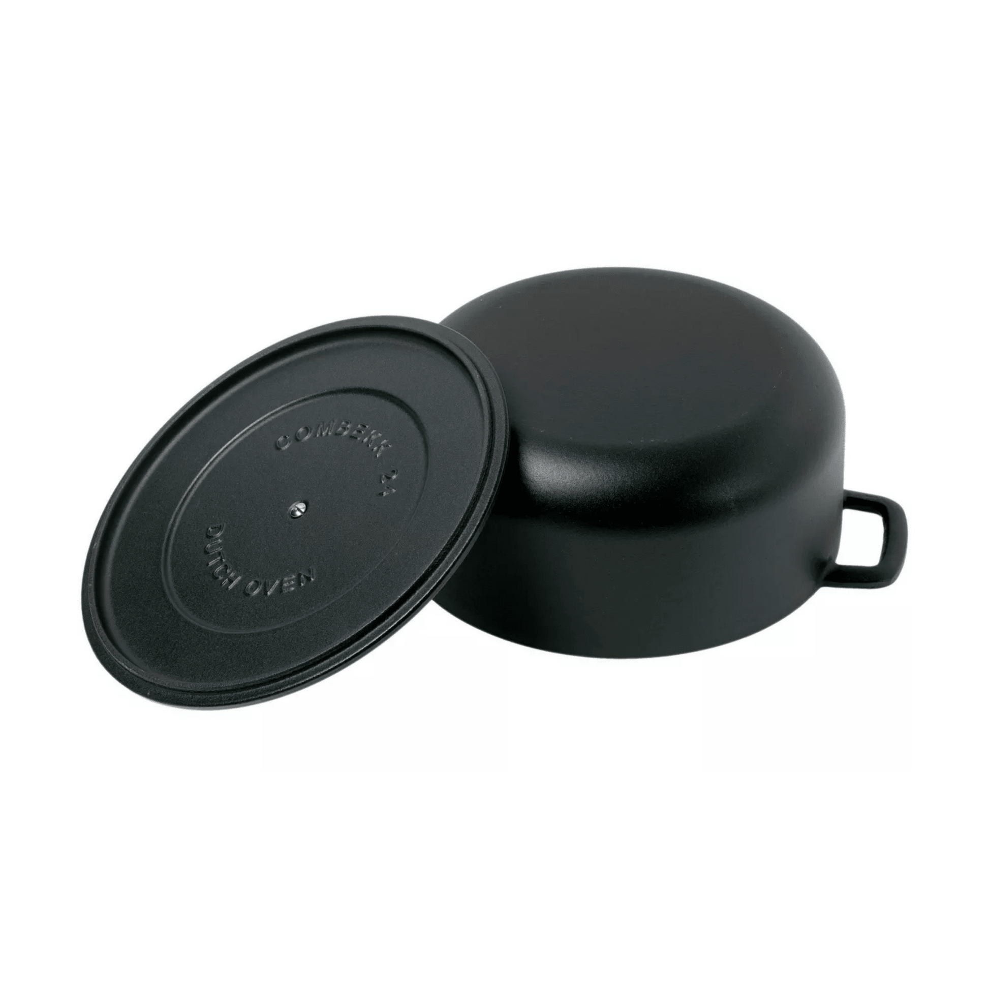 Combekk® Sous-Chef Dutch Oven (24cm) – Enameled Recycled Cast Iron, Black - Importeco