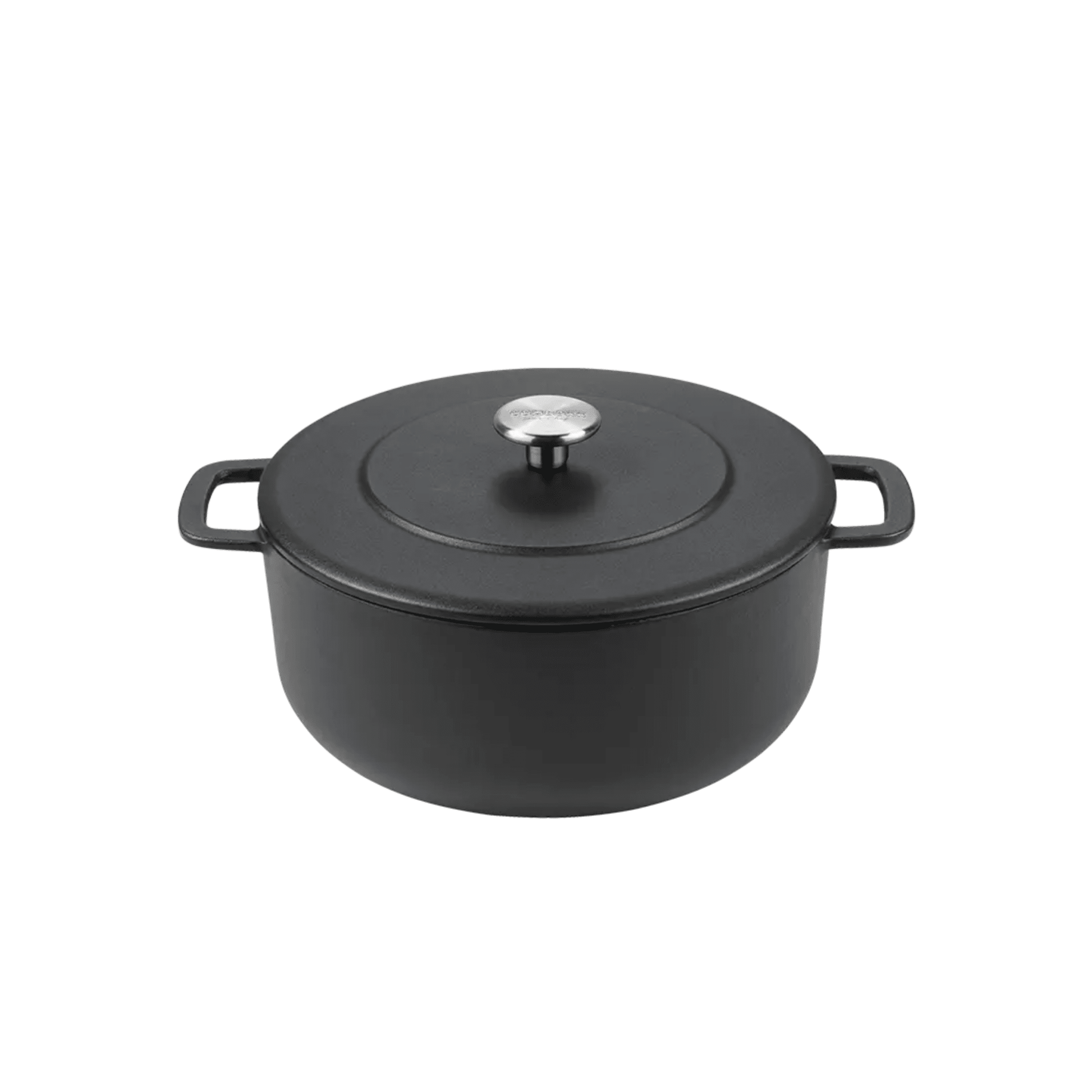 Combekk® Sous-Chef Dutch Oven (24cm) – Enameled Recycled Cast Iron, Black - Importeco