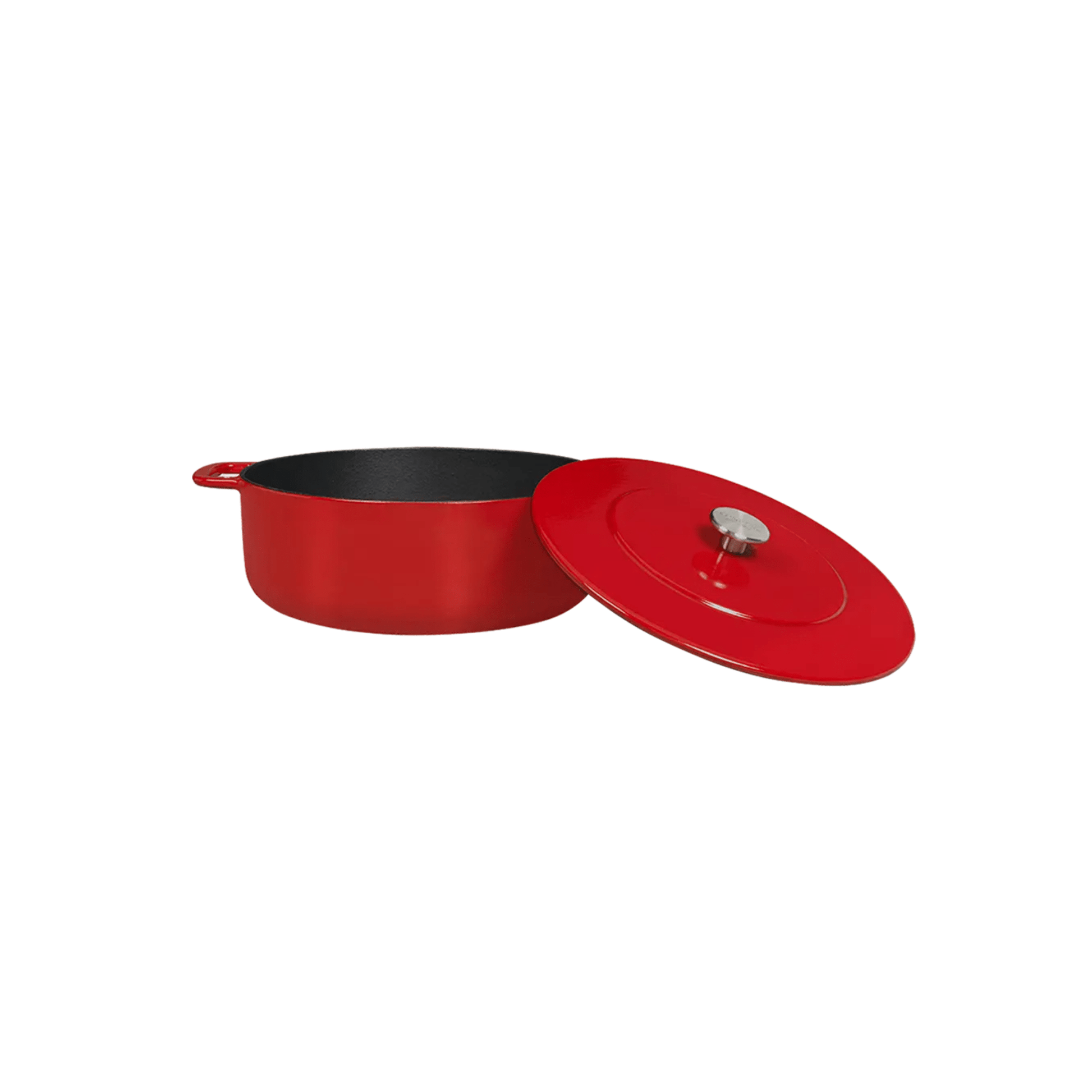 Combekk® Sous-Chef Dutch Oven (24cm) – Enameled Recycled Cast Iron, Red - Importeco