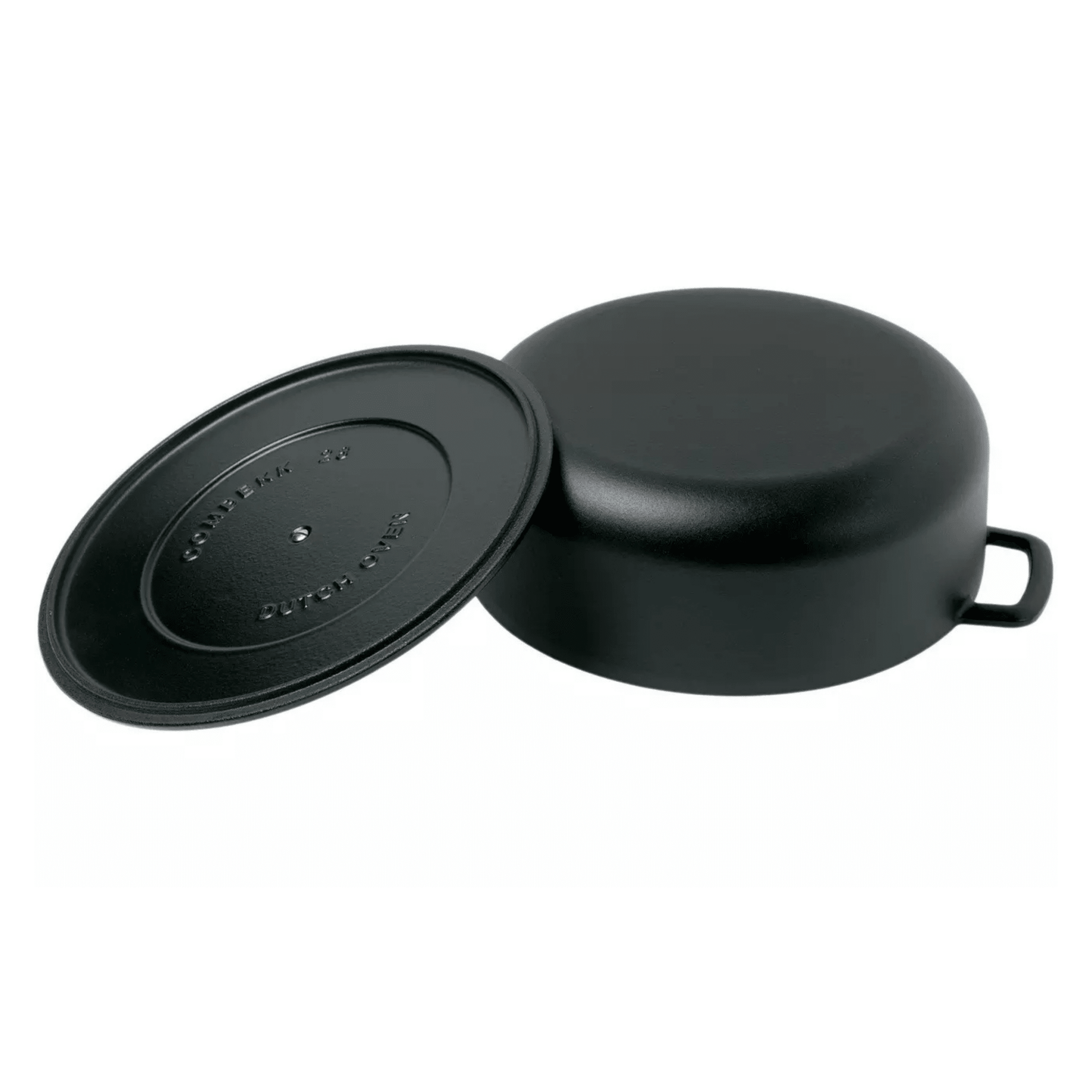 Combekk® Sous-Chef Dutch Oven (28cm) – Enameled Recycled Cast Iron, Black - Importeco