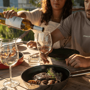 Combekk SUS-Y Ceramic Pro Fry Pan (24cm) – Recycled Stainless Steel with Ceramic Non-Stick - Importeco