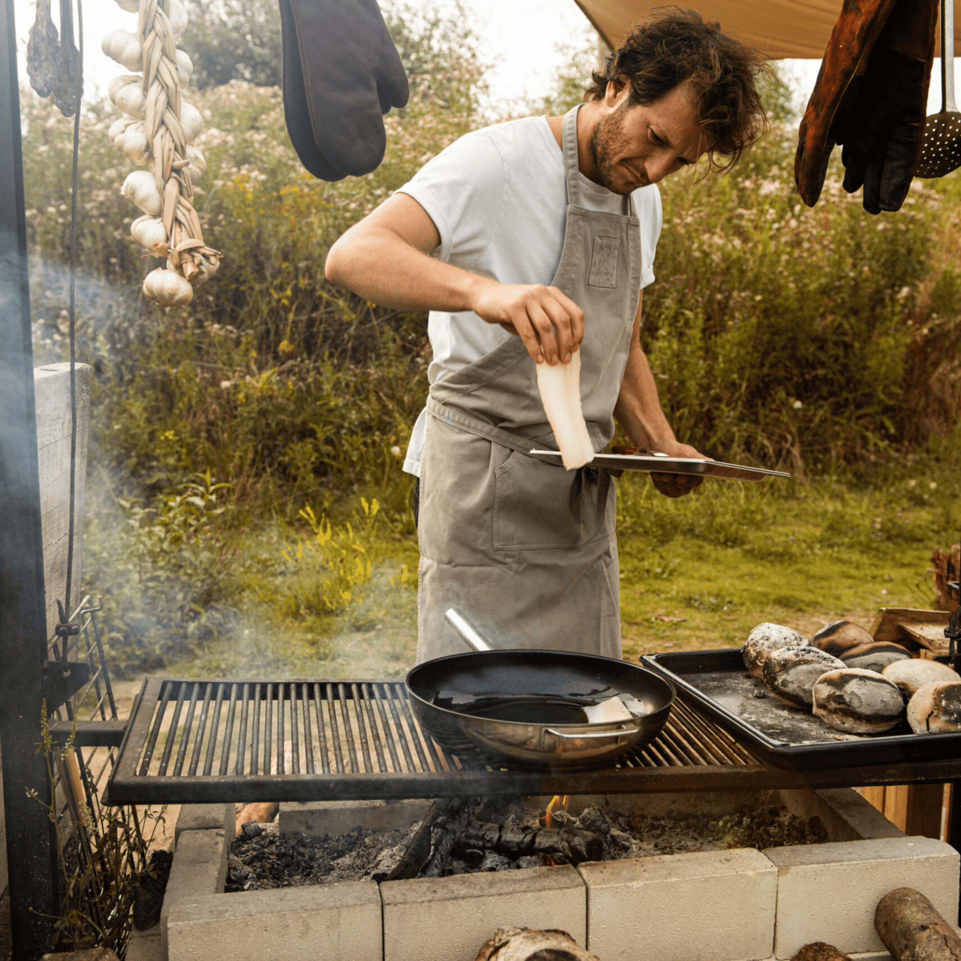 Combekk SUS-Y Ceramic Pro Fry Pan (32cm) – Recycled Stainless Steel with Ceramic Non-Stick - Importeco