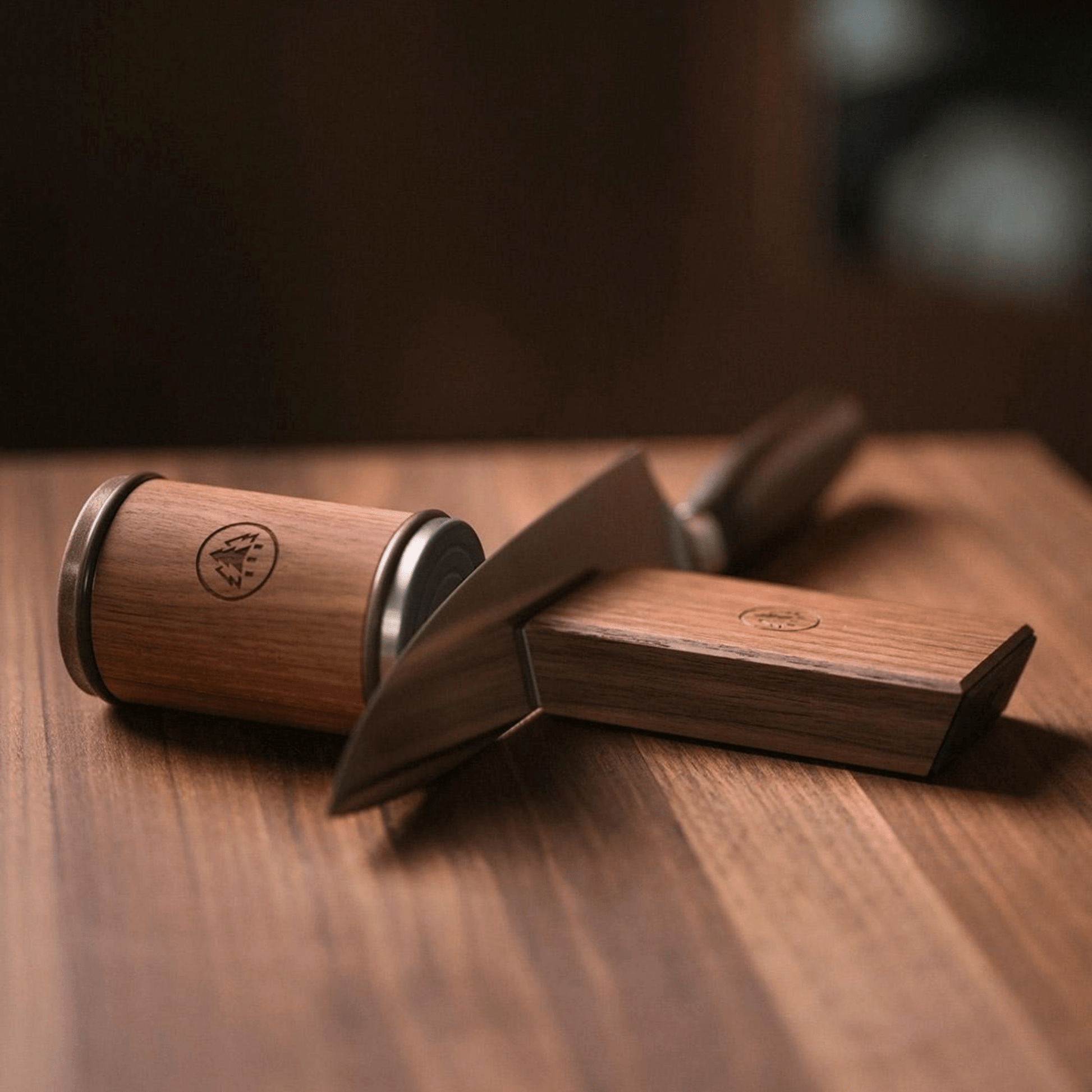 HORL® 3 Rolling Knife Sharpener — Solid Walnut Wood - Importeco