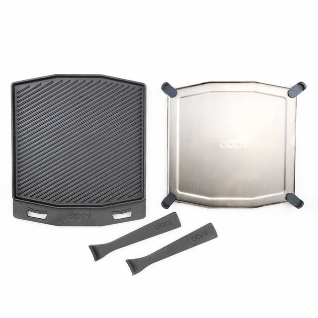 Ooni Cast Iron Dual-Sided Grizzler Plate - Importeco