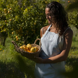 Combekk® Recycled Cotton Apron - Witloft Sky Blue