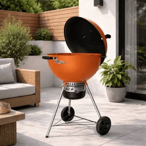 Weber® Master-Touch® 57cm Charcoal Grill in Burnt Orange - Importeco