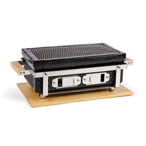 YAKINIKU SHICHIRIN RETANGULAR Konro & Yakitori GRILL MEDIUM - Importeco