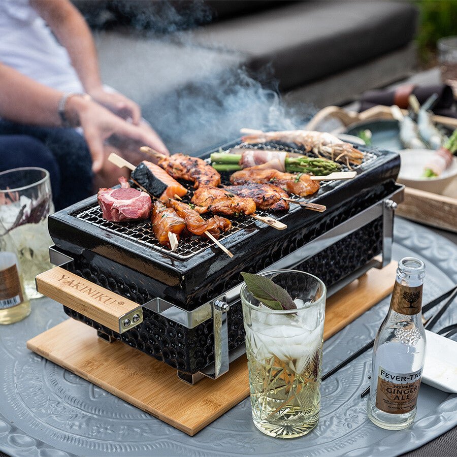 YAKINIKU SHICHIRIN RETANGULAR Konro & Yakitori GRILL MEDIUM - Importeco